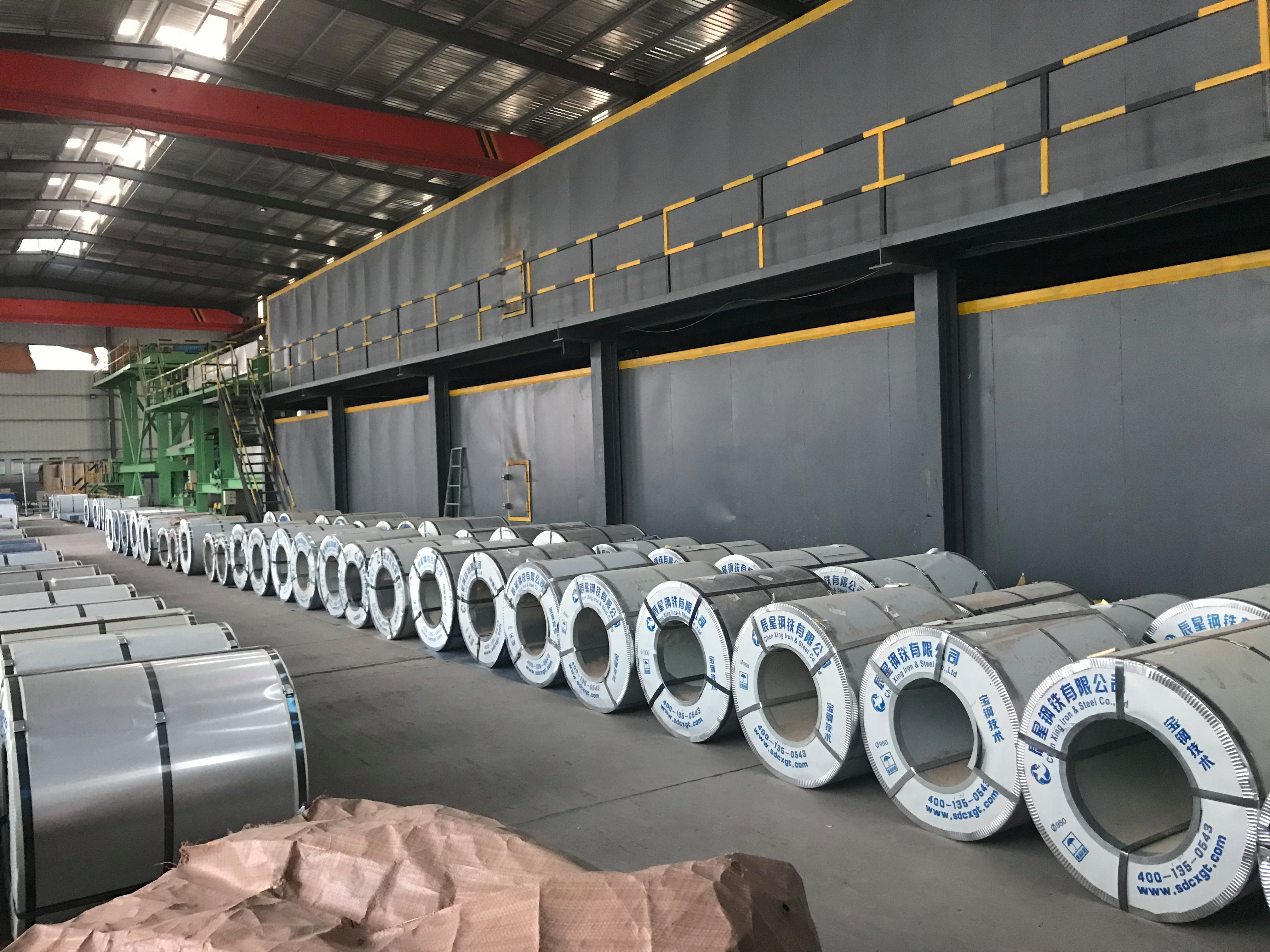 Stainless steel color coated coil production process need to